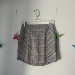 Plaid skirt from Zara